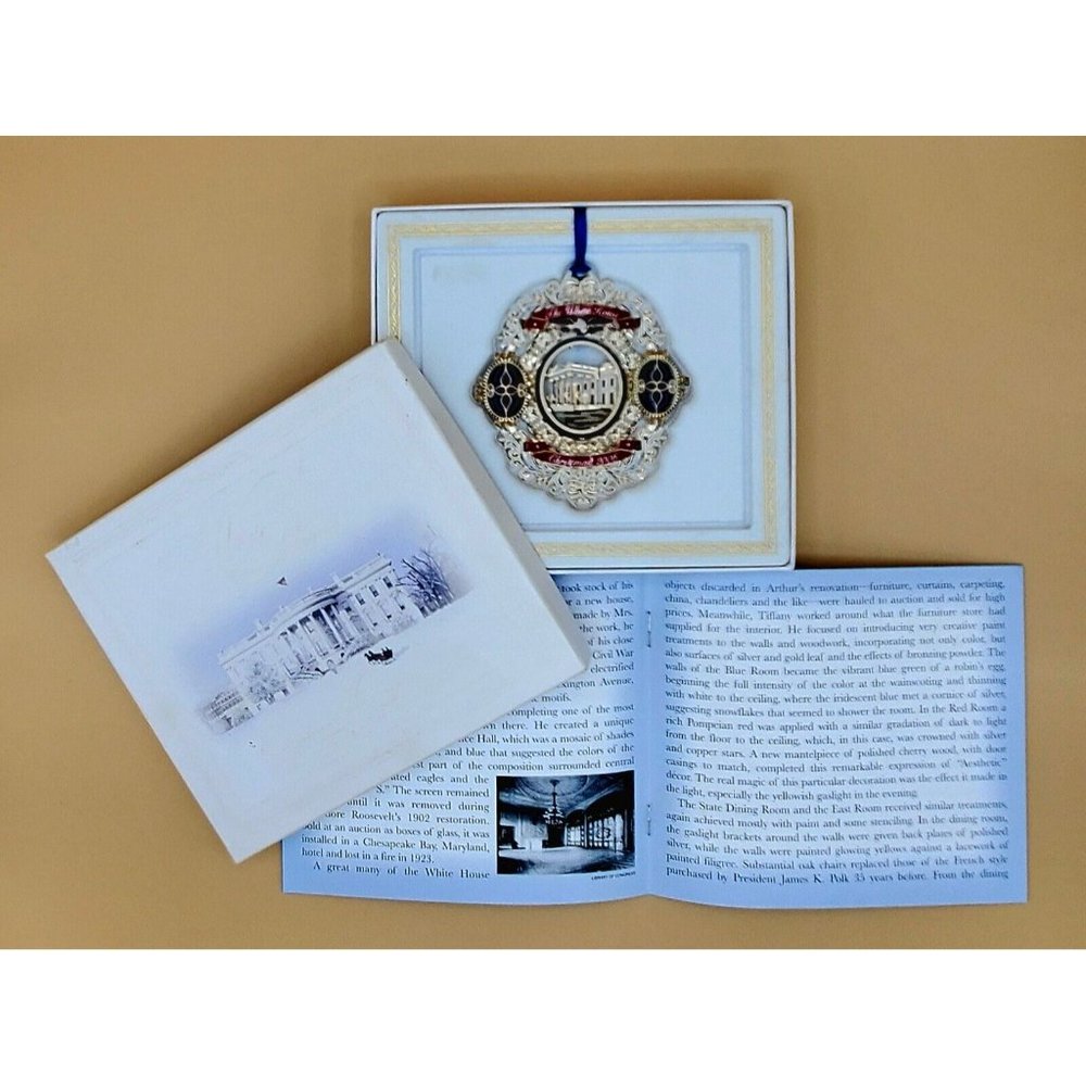 The White House Historical Assoc Christmas Ornament 2006 Chester Arthur